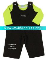 fabric leather fur baby Infant Baby and toddler boys monogrammed overalls are so cute bibs Toddlers Clothing dresses baby sleepi