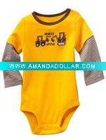 2012 new comfortable organic cotton baby romper