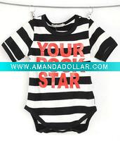 Wholesale Plain White Cotton Baby Romper