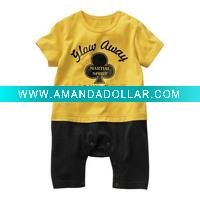 Wholesale 100%cotton baby garment,bodysuit,baby romper