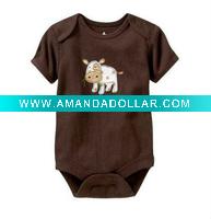Wholesale baby cotton jersey romper