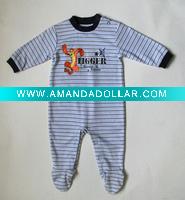 Baby boy autumn 100%cotton print romper