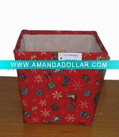 Wholesale colourful christmas jute basket