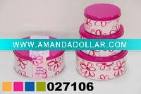 tin round food packaging box