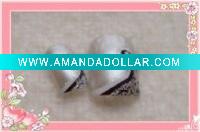 classical pattern silvery grey nail kit (24 pcs)