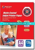 Wholesale matte inkjet coated photo paper & photography, 108gsm (for inkjet printers)