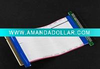Wholesale PCI Express PCI-e 16X Riser Card Extension Ribbon Cable