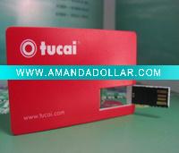 Wholesale New USB credit card sticks 2011 pendrive card 2Gb flash drive