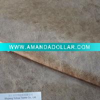 emboss/print suede fabric for sofa