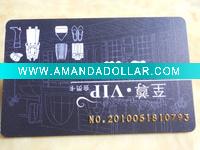 Wholesale PVC Card With Golden Emboss No.
