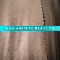 Embossed Polyester Weft Suede Fabric