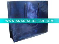 luxury Garment paper bag with embossing pattern