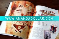 embossed cover magazine printing