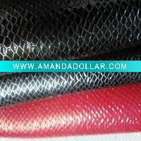 Wholesale Pu synthetic shoe leather (pu emboss leather)