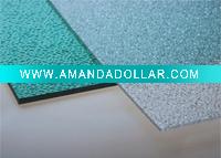 Wholesale construction material polycarbonate embossed sheet