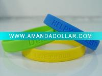 Personalized cheap rubber wristbands--logos can be debossed, embossed, imprinted.