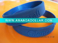 Embossed Silicone Wristband