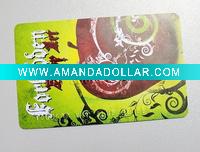 Wholesale PVC printed embosser number card