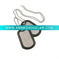 Wholesale embossed dog tag collar