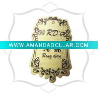 Wholesale embossed printed hangtag for garments