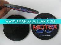 Wholesale MOQ1000pcs and Embossed - soft pvc coaster