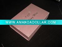 Embossed handmade cardboard box