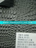 Wholesale fashion embossed pu leather-1271