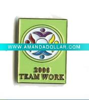 Wholesale embossed acrylic name badge with clip