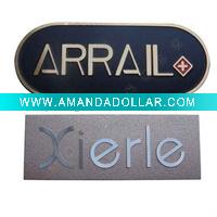 Wholesale aluminum logo Embossed
