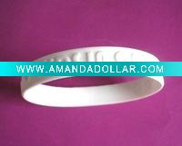 Wholesale popular embossed Silicone wristband