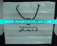 Wholesale clear plastic promotional bags with embossed effectiveness