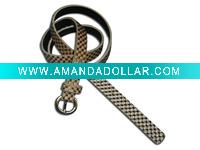 Embossed Snake Skin Belt