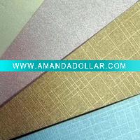 Wholesale fancy paper /textured pearlized paper/embossed paper