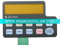 PET Membrane Switch Keypad,Membrane Keyboard,Embossed type