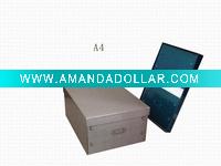 Embossing A4 folding storage box