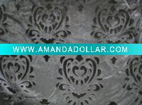 embossed velet curtain fabric