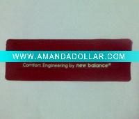 embossed silicone label