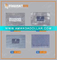 PU custom embossed leather patch
