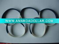 Embossed Stylish Silicone Bracelet