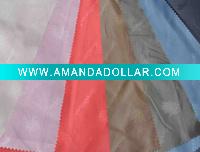 embossed taffeta, polyester twill, twill lining