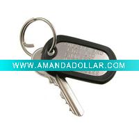 Wholesale embossed dog tag,dog tag key ring