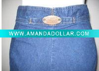 Wholesale metal embossed dress tag, garment tag, metal logo