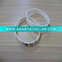 New Print/Debossed/Embossed Silicone bracelet