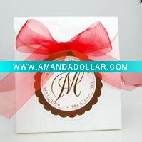 Embossed Favor Gift Bags