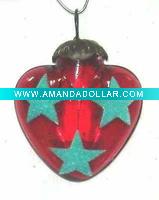 Wholesale Christmas Glass Hanging Decoration Ornaments