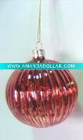 Wholesale Christmas tree hanging ball ornament, antique red color