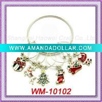 Wholesale Christmas Wine Charm