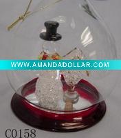 glass x'mas ball