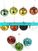 Wholesale Make your tree most colorful here to find Christmas glass ball hanging ornaments,11 asst.