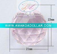 Wholesale full manchine cut glass lampwok diamond ball for Chandelier decoration